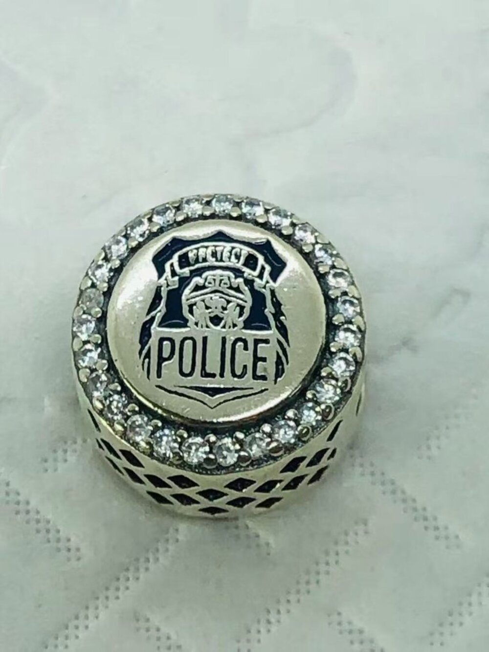 ✨ ✨Pandora Police Badge Exclusive Bead Charm Police Officer Pendant
